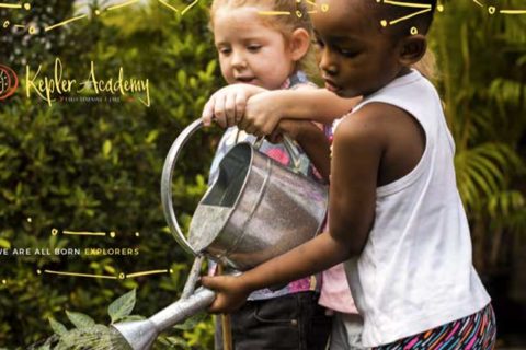 Little Children Gardening