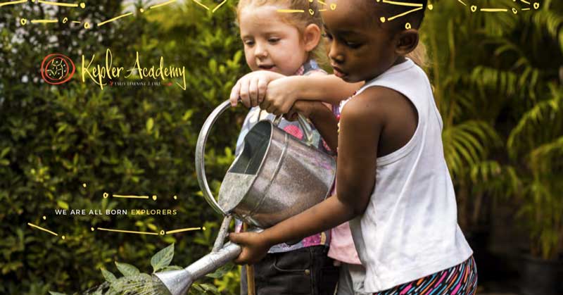 Little Children Gardening